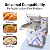 Machine à pâte automatique multifonctionnelle Anzhan, moteur haute puissance 3000W, capacité 150kg/h, pizza, pita, pain plat, nouilles