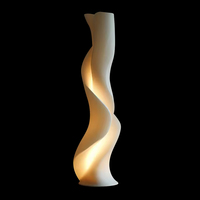 Lampe de sol LED moderne et créative à intensité variable |   Lampe sur pied réglable en acier, construction métallique, étanche, blanc neutre 4100K, IRC