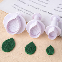 Haute qualité 3 pièces/ensemble en plastique feuille emporte-pièce bricolage Biscuit Embosser