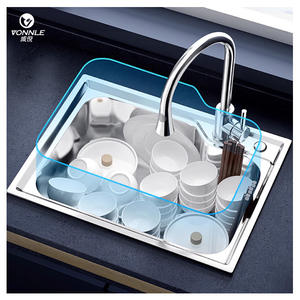 Vente chaude <span class=keywords><strong>fonds</strong></span> évier multifonction cuisine évier commercial évier <span class=keywords><strong>de</strong></span> cuisine en acier inoxydable - Product Image 5