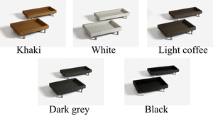 Khay đựng đồ bằng da trắng cao cấp W-1, trang trí hiện đại, tùy chỉnh, dùng ngoài trời, sang trọng, thân thiện với môi trường, hình chữ nhật - Product Image 2