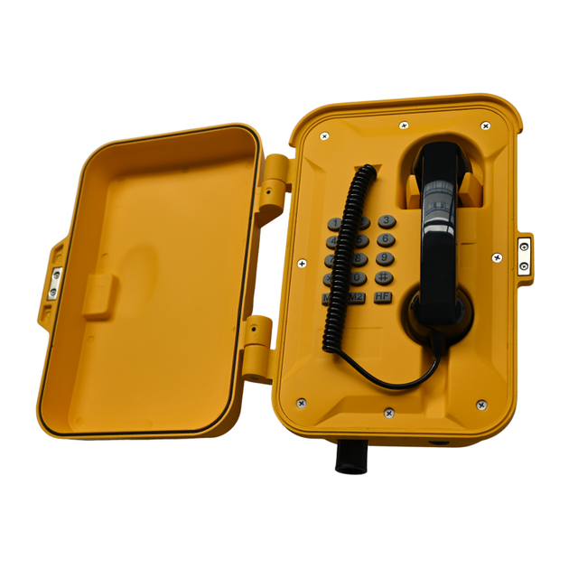 Rugged Outdoor Weatherproof  Gsm Phone Set Waterproof  Emergency Tunnel Mine Outdoor Telephones With LED Beacon Lamp Store Light