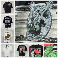 T-shirts en coton pour hommes 260 g/m², vierges et unis, en stock, personnalisation du logo, impression, broderie, créez votre marque