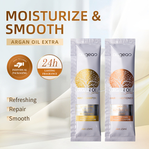 Champú y Acondicionador para el cabello con aceite <span class=keywords><strong>de</strong></span> argán <span class=keywords><strong>de</strong></span> 15ML OEM ODM <span class=keywords><strong>de</strong></span> fábrica - Product Image 5