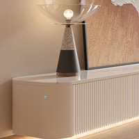 Ensemble Moderne de Luxe pour Salon : Meuble TV en Bois, Table Basse et Unité Murale