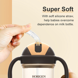<span class=keywords><strong>Biberon</strong></span> anti-colique 260 ml sans BPA avec poignée en PP, tétine interchangeable et pailles – Promotion - Product Image 3