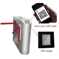 Scanner pour contrôle des accès à l'extérieur, dispositif de sécurité étanche, comptoir, scanneur de Code QR, trépied, porte pivotante