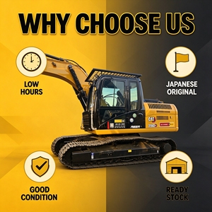 รถขุดตีนตะขาบ CAT 315D2GC มือสอง 15 ตัน ชั่วโมงการทำงานต่ำ เครื่องจักรก่อสร้างพร้อมส่ง - Product Image 2