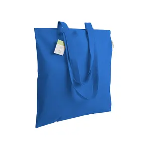 Borsa shopper in cotone biologico 140 gr, merchandising sostenibile - Product Image 1