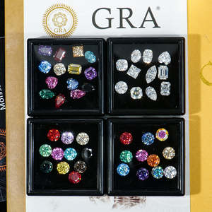 Moissanite blanche brillante de couleur D, VVS, cultivée en laboratoire en Chine, certifiée par un tiers, vente en gros du fabricant - Product Image 2