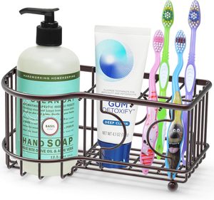 Bathroom Toothbrush <b>Toothpaste</b> Storage Organizer <b>Holder</b> - Product Image 4