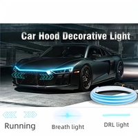 Nueva Tira de Luz LED de Neón Flexible para el Exterior de Automóviles, Luz de Señal de Giro DRL de Alta Luminosidad, Impermeable, Decoración para SUV y Camionetas