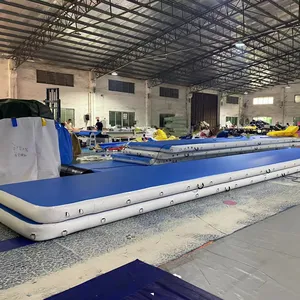 1/6 3M 4M 5M 6M 8M 10M 12M 15MราคาถูกInflatable Airtrack Tumbling GYM MAT Air TrackสําหรับยิมนาสติกโยคะTumbling Flapกลับกีฬา