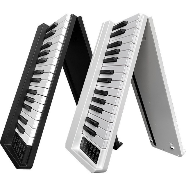 Portable 61 Keys Foldable Digital Piano Multifunctional Electronic Keyboard Piano for Piano Student Musical Instrument