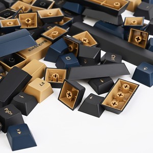 Kred Blue SAMURAI PBT keycaps เชอร์รี่โปรไฟล์สีย้อมระเหิด170-Key ยิงคู่กับ7U/6U Spacebar สำหรับ61/64/87/104/108เชอร์รี่ - Product Image 5