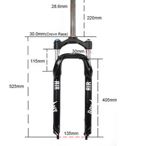 Haute qualité 26*4.0 "ressort Supention <span class=keywords><strong>fourche</strong></span> <span class=keywords><strong>vtt</strong></span> bke frein à disque Suspension 9MM QR plage neige vélo <span class=keywords><strong>fourche</strong></span> - Product Image 2