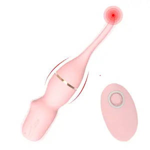 Afstandsbediening Draadloze Roze Ei Vibrator, Groothandel Volwassen Fun Speelgoed Vibrator 10 Snelheden