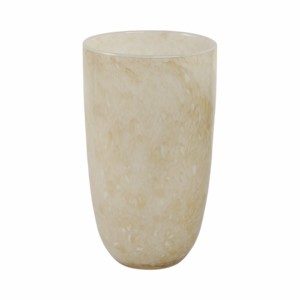 Vaso di vetro per fiori, forma ovale, elegante decorazione per la casa, per soggiorno, camera da letto, ufficio, tavolo, complemento d'arredo. - Product Image 1