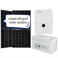 Système solaire hors réseau complet de 5 kW, 10 kW, 20 kW, panneaux solaires pour toiture, système d'énergie solaire de 10 kW