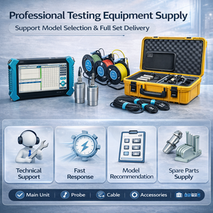One-Channel Ultrasonic Pulse Velocity Tester with <b>USB</b> Interface Cross Hole Design ASTM Standard 1-Year Lab Testing Equipment - Product Image 6