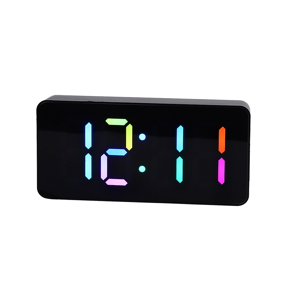 Custodia nera con luce colorata RGB