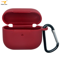 Porte-clés compatible avec Airpods Pro 3, étui en silicone antichoc et étanche, housse pour écouteurs sans fil, étui de protection pour casque sans fil