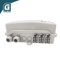 Boîtier de terminaison et de distribution optique extérieur Gcabling 24 ports pour câble de descente en fibre optique (FTB 24 ports)