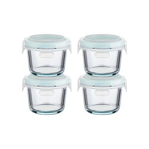 Recipientes de Vidrio Contemporáneos para Almacenamiento de Alimentos, Aptos para Microondas, Loncheras y Cajas Bento para el Regreso a Clases, Seguros para Refrigerador - Product Image 3