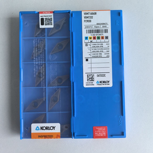 Insertos de Carburo de Tungsteno de Alta Calidad VBMT160408 PC9030 KORLOYS, 100% Originales, Recubiertos con PVD, Herramientas de Corte para Tornos CNC, Acero - Product Image 2