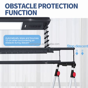 Automatique Électrique <span class=keywords><strong>Chauffant</strong></span> Plafond Levant Sèche-<span class=keywords><strong>Linge</strong></span> Éclairage LED Télécommande Intelligente Économie D'énergie Maison Intérieur - Product Image 6