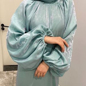 Abaya per Donne, Abito Musulmano a Maniche Lunghe, Veste Islamica Araba di Dubai, Abito Lungo con Cintura per <span class=keywords><strong>Preghiera</strong></span> del Sud-Est Asiatico, Vestito per l'Eid - Product Image 5