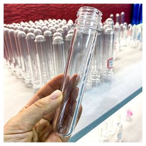 Préformes en plastique pour animaux de compagnie, fabricant de préformes en plastique transparentes, col de 28 <span class=keywords><strong>mm</strong></span>, 25 g, Pco 1810 1881, tube de remplissage à chaud, bouteille d'eau, préforme pour animaux de compagnie - Product Image 1