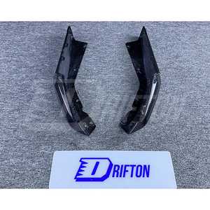 สปลิตเตอร์หลังคาร์บอนไฟเบอร์แบบแห้งสไตล์ OE สำหรับ BMW G80 G81 G82 G83 M3 M4 ปี 2020-2024 - Product Image 1