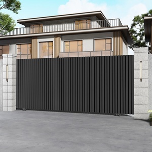 Puerta Corredera Eléctrica Inteligente de Aleación de Aluminio con Reconocimiento Facial, Control Remoto, Diseño Moderno, Garantía de 3 Años <span class=keywords><strong>para</strong></span> <span class=keywords><strong>Portones</strong></span> de Patio - Product Image 3