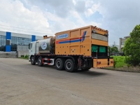 YUANYA Distribuidor Automático de Asfalto y Virutas para Camiones, Máquina Inteligente para la Colocación de Virutas en Carreteras, Bomba de Maquinaria Vial