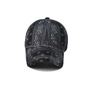 Casquette de baseball tendance et élégante en gros, style vintage, imprimé floral Paisley, pour femmes et hommes, idéale pour l'extérieur - Product Image 4
