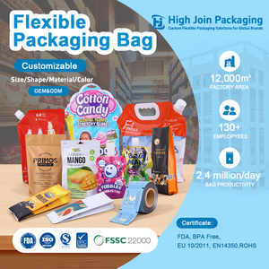Sachet Doypack Personnalisé OEM/ODM – Pochette Refermable à Fermeture Ziplock pour Snacks, Chips, Bonbons et Emballages Alimentaires - Product Image 5