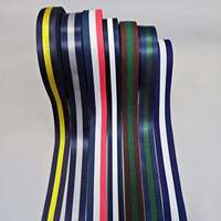 Coloful Jacquard Logo 4mm d'épaisseur Polyester sangle sangle ceinture pour sacs chaussures bricolage Textiles de maison