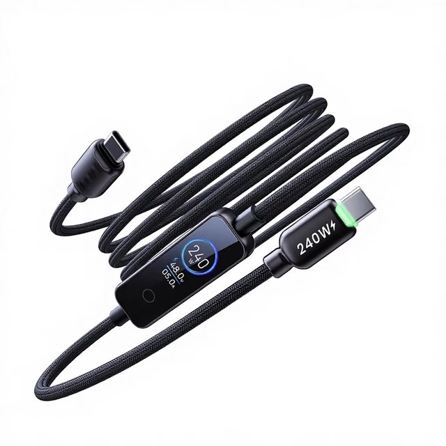 High Quality 240w Charging Cable PD3.1 Fast Charging Data Transfer Cable 5a Fast Charging Usb-c 1m Cable Nylon Braided for Phone