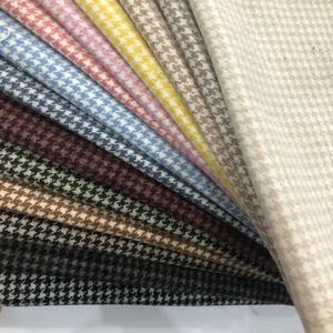 女性用ドレス生地680グラム/メートル450gsm 30% ウール60% ポリエステル片面ハウンドストゥース - Product Image 3