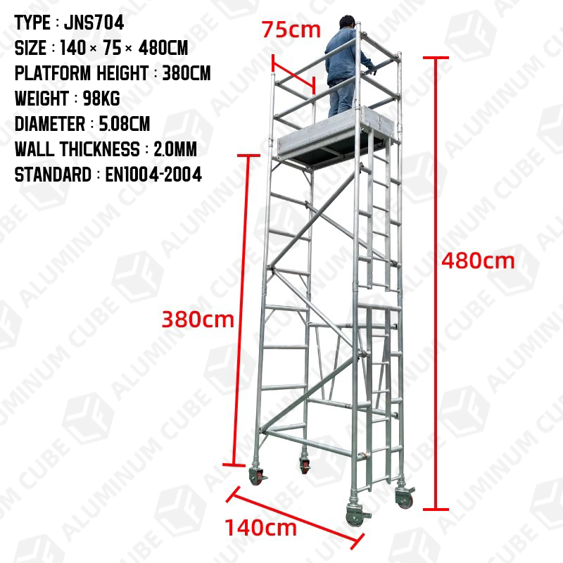 704 Platform height: 380cm