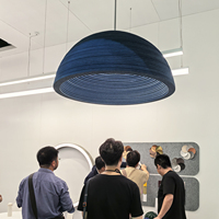 Suspension minimaliste nordique macaron moderne lampe circulaire à tête unique pour table salle à manger