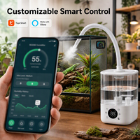 Nouveau Système d'Humidification Automatique pour Terrarium 4L avec Contrôle WiFi via Application, Brumisateur Intelligent pour Reptiles et Humidificateur pour Champignons et Plantes 2026