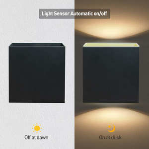 ETL chứng nhận AC120-277V tường ánh sáng IP54 không thấm nước trong nhà vuông dẫn đèn tường với lên/xuống nhôm trang trí cho phòng ngủ đầu giường - Product Image 5