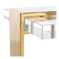 Acryl Tisch Schreibtisch mit Metall Acryl Couch tisch Möbel für Home Office Hochzeit Schreibtisch transparente Stühle und Tisch