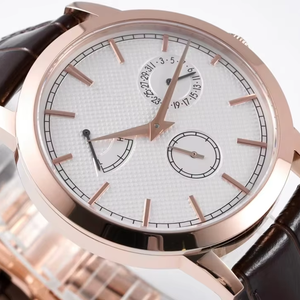 นาฬิกาควอตซ์สแตนเลสสตีลสำหรับผู้ชายหน้าปัดโลโก้ออกแบบได้ตามต้องการสไตล์นักธุรกิจยอดนิยม - Product Image 2