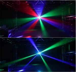 ไฟบีมฮาโลเจนแบบลอยฟ้า 1 ชิ้น พร้อมระบบควบคุม DMX512 สี RGBW มาตรฐาน IP67 สำหรับเวที คลับ ดีเจ งานแต่งงาน และการแสดง - Product Image 6