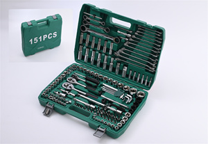 216 mảnh hộp màu xanh lá cây kết hợp dụng cụ cầm tay thiết lập 24 răng Ratchet cờ lê ổ cắm trường hợp túi bao bì ô tô cờ lê thiết lập - Product Image 3