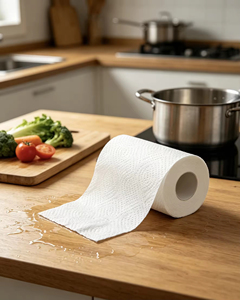 Custom-Printed 3-Ply & 4-Ply Multi-Purpose <b>Kitchen</b> <b>Paper</b> Towel Rolls Virgin Wood Pulp - Product Image 6