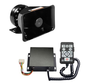 Còi báo động ô tô 20 âm thanh, loa xe hơi với bộ khuếch đại micro cầm tay 12V 200W, âm thanh khẩn cấp - Product Image 1